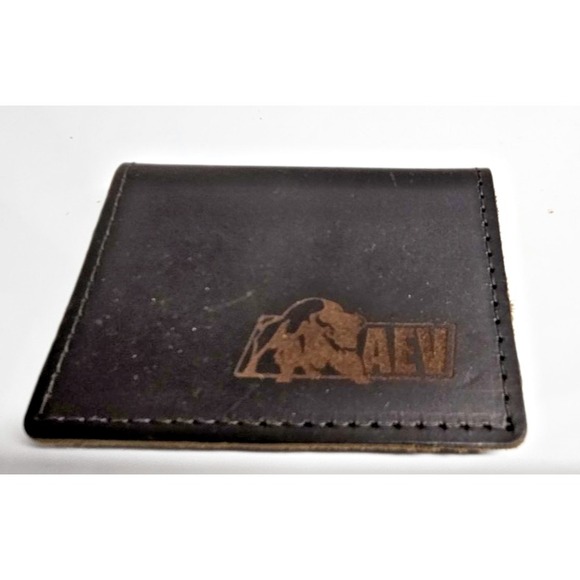 RUSTICO VOYAGER  bifold thick leather small wallet dark brown‎ - Picture 1 of 5